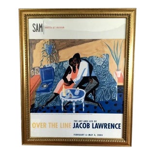 2003 Seattle Art Museum Jacob Lawrence Exhibition Poster, Framed For Sale