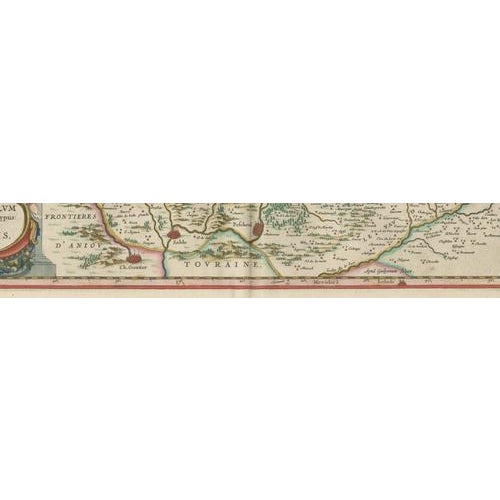 17th Century Antique Blaeu Map of Maine, 1642 For Sale - Image 5 of 12