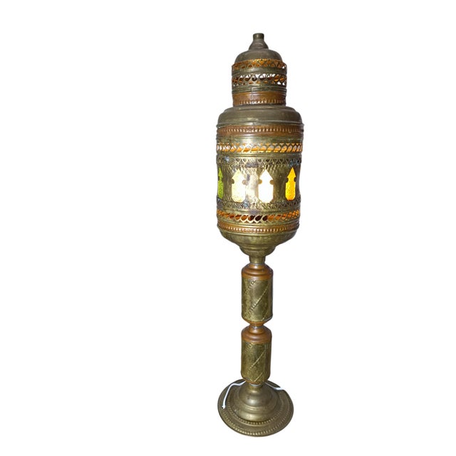 Metal Large Lamp, Granada, Spain, 1930s For Sale - Image 7 of 7