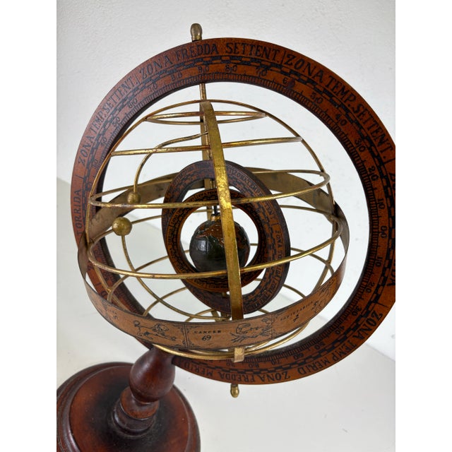 Metal Vintage Armillary Globe or Sphere For Sale - Image 7 of 9