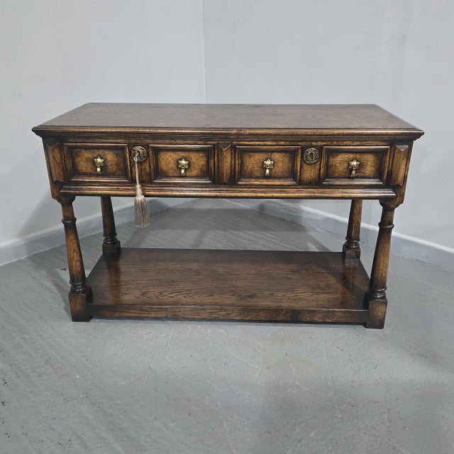 Oak Sideboard with Dresser Base, 1920 For Sale - Image 14 of 18