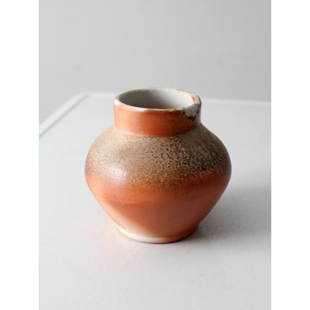Late 20th Century Vintage Studio Pottery Vase For Sale - Image 5 of 12