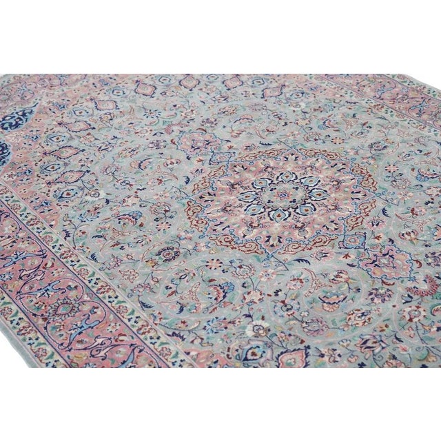 Textile Vintage Isfahan Rug 3'4'' X 5'2'' For Sale - Image 7 of 10