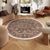 This hand‑knotted Pak Persian round rug showcases the finest expression of traditional Persian artistry. Each piece is...