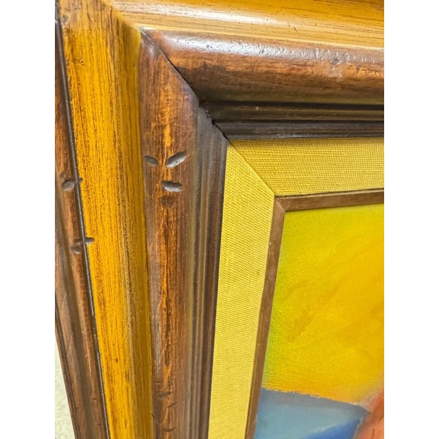 1980s Jarvis Contemporary Cityscape Oil Painting For Sale - Image 11 of 12