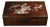 Late 20th Century Wooden Box With Mother-of-Pearl Bird and Floral Inlay For Sale