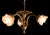 French Neoclassical Style Gilt Brass and Glass Ceiling Light, 1920s For Sale - Image 13 of 15