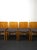 Set of 4 Italian dining chairs. The design is reminiscent of those by Afra and Tobia Scarpa, so as the Italians say,...
