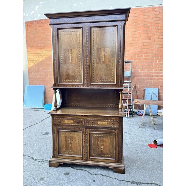 Inlaid Liberty Flat Plate Sideboard, 1960s For Sale - Image 18 of 18