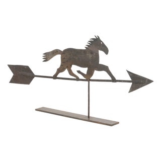 American Sheet Iron Horse Weathervane, Late 19th Century For Sale