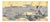 Gold Leaf Hand-Painted East Asian Landscape Cherry Blossom Mural For Sale
