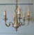 Metal Large French Gilded Brass 6-Branch Chandelier, 1900s For Sale - Image 7 of 8