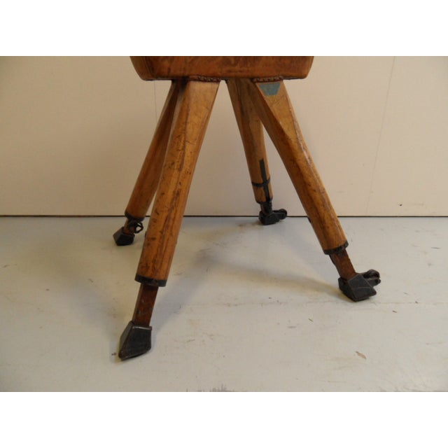 Vintage School Gymnastic Horse, 1950s For Sale - Image 6 of 11