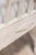 Swedish Gustavian Style Gray Painted Sofa Bench with Raised Diamond Motifs For Sale - Image 10 of 11