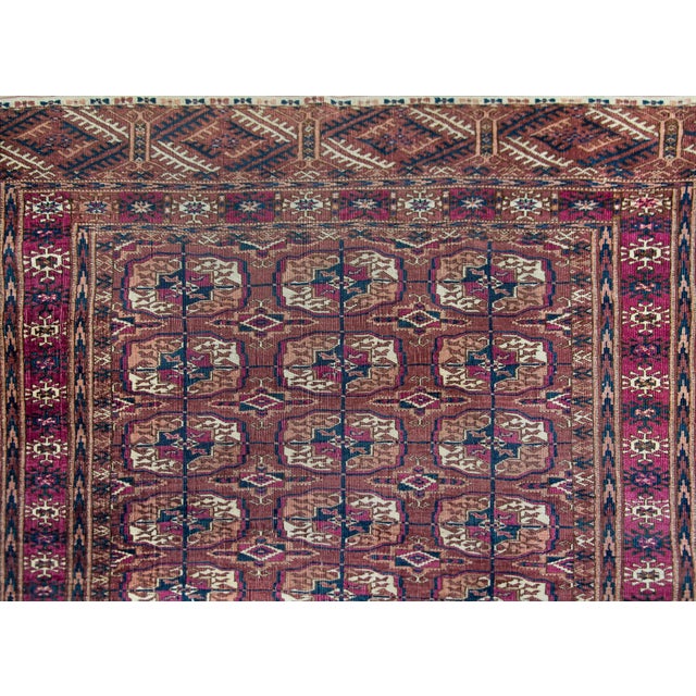 Early 20th Century Persian Tekeh Rug For Sale - Image 12 of 13