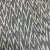 Fret Fabrics Ziggety Zag Grey Cream Abstract Chevron Geometric Fabric For Sale - Image 4 of 4