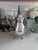 1940s 1940s Sheridan Silver Co Silver Plated Tea Pot Silver on Copper Flower Design 4 Footed For Sale - Image 5 of 12