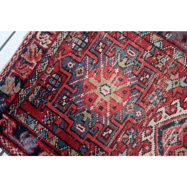 1910s, Handmade Antique Persian Karajeh Rug 2.1' X 3.7' For Sale - Image 4 of 11
