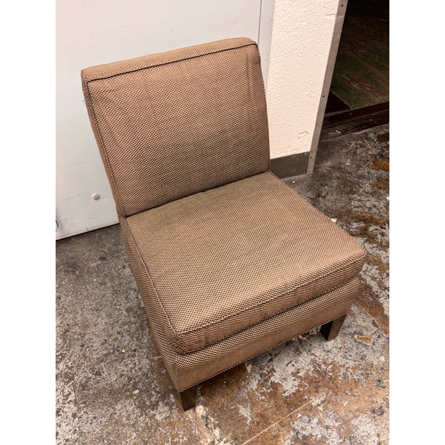 Henry Calvin Slipper Chair For Sale In San Francisco - Image 6 of 12