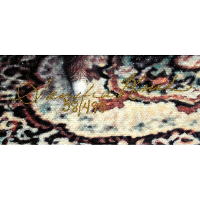 Traditional Framed Signed Limited Edition Giclee on Canvas "Kitten Tales" by Sandra Kuck For Sale - Image 3 of 5