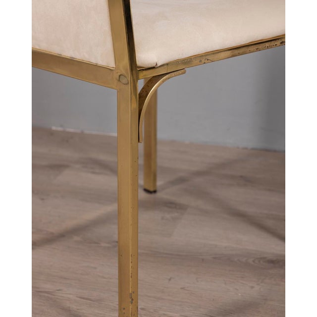 Vintage Chairs in Gold Brass by Renato Zevi, 1970s, Set of 6 For Sale - Image 13 of 18