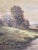 Original oil on canvas landscape depicting a winding river bordered by lush trees beneath a softly illuminated sky....