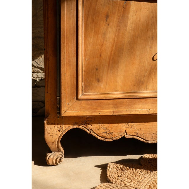 French Farmhouse Wooden Sideboard For Sale - Image 6 of 9
