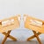 Mid-Century Modern Hans Wegner Model 512 Folding Chairs in Rattan & Ash For Sale - Image 3 of 18