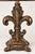 Late 20th Century Traditional Fleur-De-Lis Table Lamps With Decorative Patterned Shades - Pair For Sale - Image 4 of 6