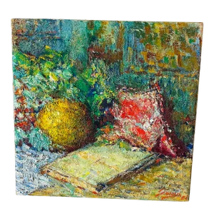 Mid 20th Century Checz Abstract Expressionist Still Life W Shell
