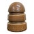Antique Light Brown Mushroom Cap Glazed Ceramic Insulator For Sale