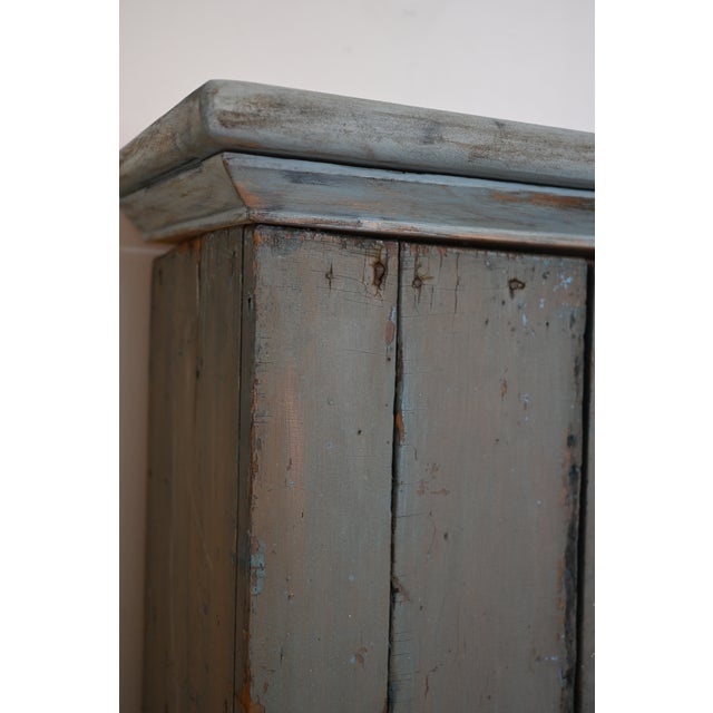 Wood American Primitive Stepback Cupboard For Sale - Image 7 of 10