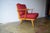 Mid-Century Modern Mid-Century Lounge Chair in Red from Casala, 1950s For Sale - Image 3 of 7