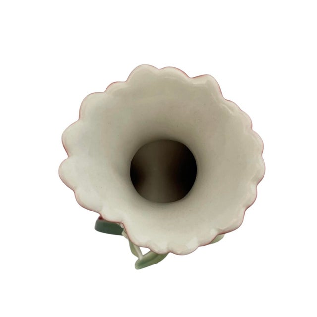 Ceramic Franz Faber Cymbidum Vase Fz03036 Happy Shen Yong 2013 Privilege Club For Sale - Image 7 of 8