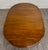 Queen Anne Vintage Queen Anne Style Oval Walnut Dining Table For Sale - Image 3 of 10