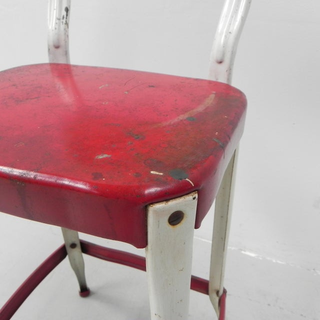 Industrial Cosco Steel Bar Stool, 1950s For Sale - Image 17 of 18