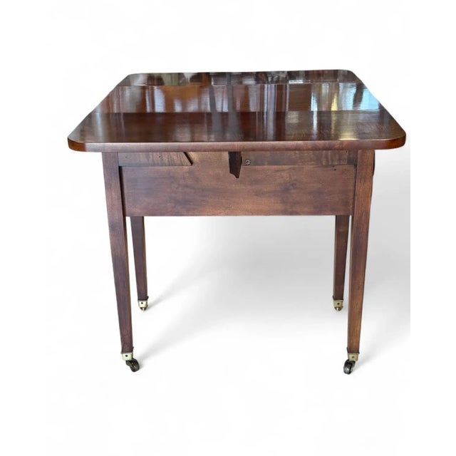 1980s Vintage Henredon Pembroke Table Aston Court, Drop Leaf For Sale - Image 9 of 16