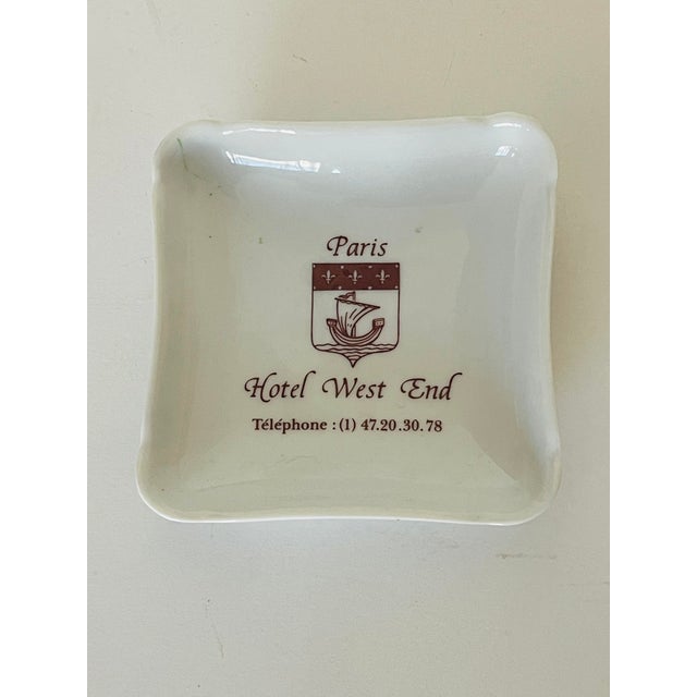 Modern 29 Th Century Hotel West End Paris Ashtray For Sale - Image 3 of 4