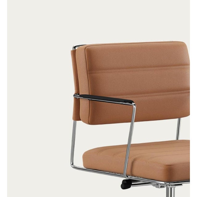 Henrik Tengler Time Chair Frame: Chrome, Upholstery: Silt for One Collection For Sale - Image 10 of 13