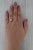 Silver Early 20th Century Art Deco Traub Orange Blossom 0.37ct Diamond Engagement Ring 18k White Gold, Size 7 For Sale - Image 8 of 8