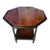Late 19th Century Antique English Ebony and Walnut Occasional Table For Sale