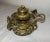 Metal Antique Ornate 19th Century Art Nouveau Gilt Bronze Brass Desk Inkwell Stand Jar For Sale - Image 7 of 15