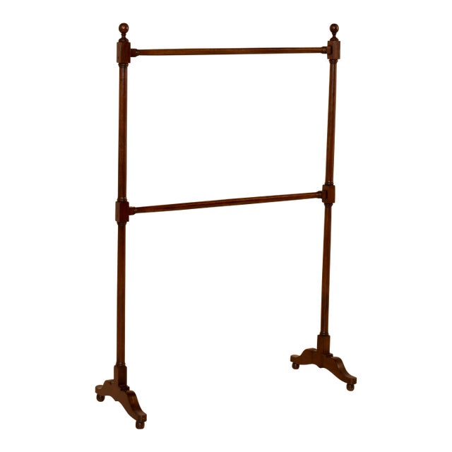 19th Century Oak Blanket or Quilt Rack For Sale