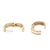 Length: .5 in Width: 4.5 mm Weight: 2.4 dwts. / 3.8 grams Stamps: "14K" SKU: E2116 A Couple Of Things to Note: * This is a...