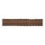 SAMPLE - Schumacher Cotton Strie Tape Narrow In Chestnut 1/2" For Sale