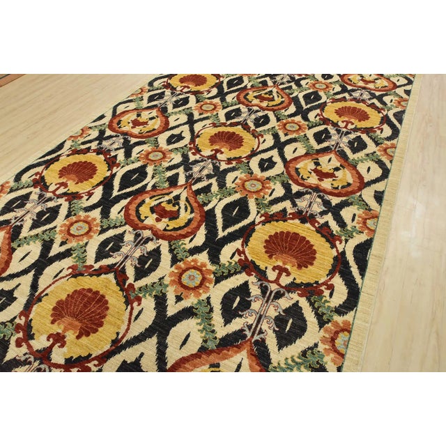 Modern Ziegler Rug 7’10” X 13′ Beige Wool Hand-Knotted Oriental Carpet For Sale - Image 3 of 12