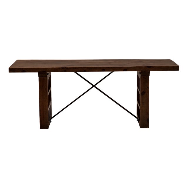 Vintage Brutalist Desk, 1970s For Sale