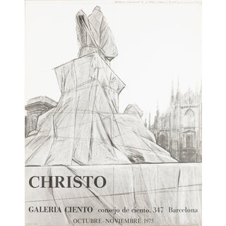 Milano Piazza del Duomo Poster after Christo For Sale