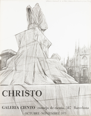Milano Piazza del Duomo Poster after Christo