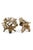 An extortionary pair of weathered root wood armchairs made from teak wood. Each chair is made from branches, roots and...